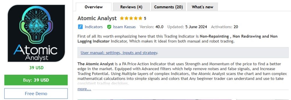 ATOMIC ANALYST INDICATORS - 1